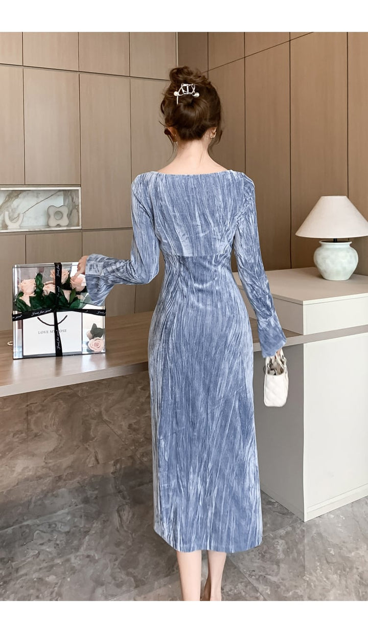 【dress】スリットワンピース　M28544