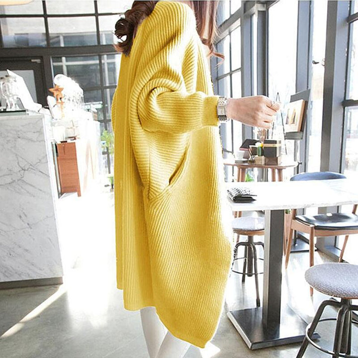 【outer】ロング丈ニットカーデ　M19027