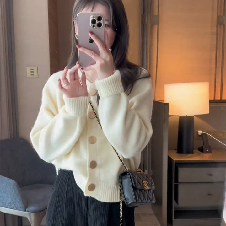 【outer】ニットカーデ　M25678