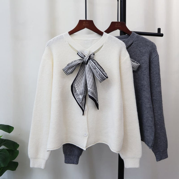 【outer】ニットカーデ　M26786