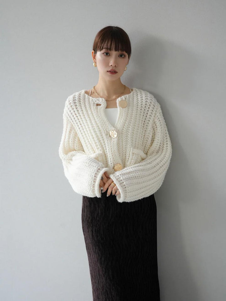 【outer】ニットカーデ　M27613