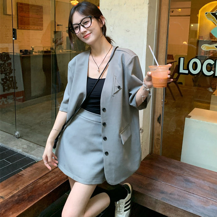 【set】ジャケット×スカートセット    N2671