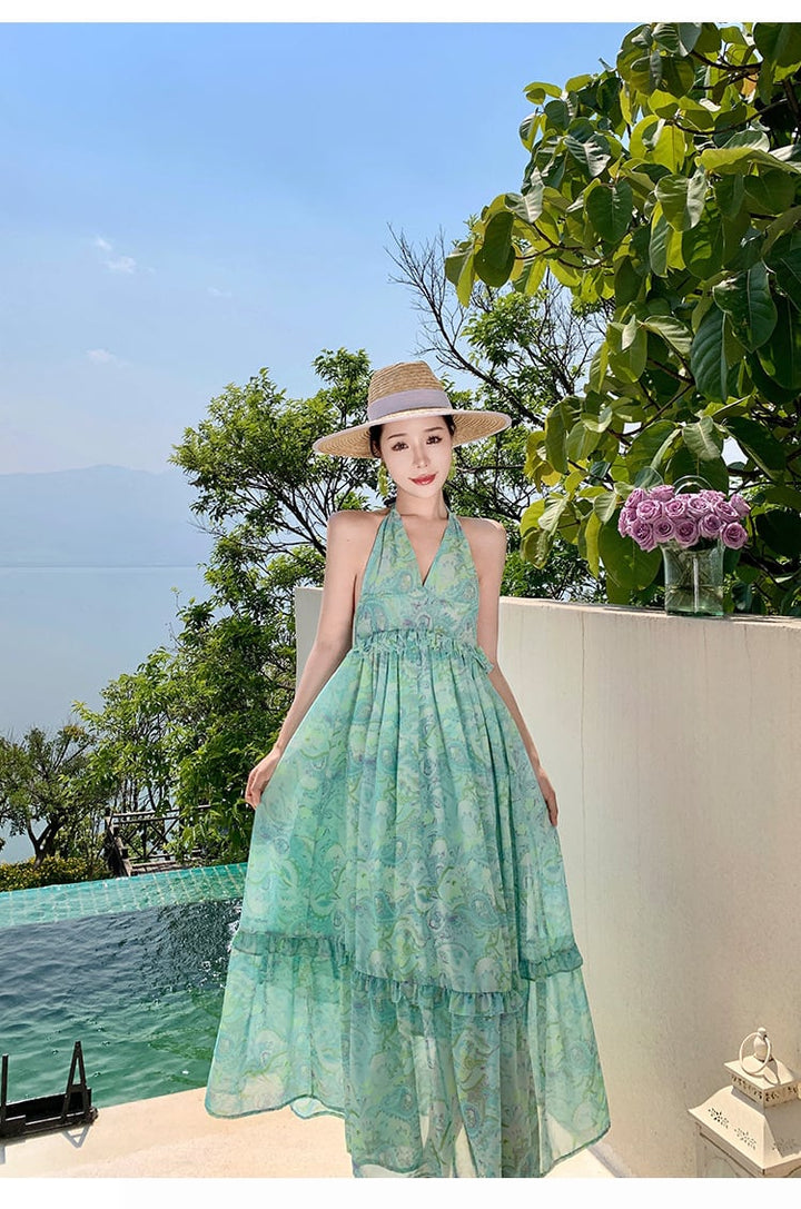 【dress】プリントワンピース　M22276