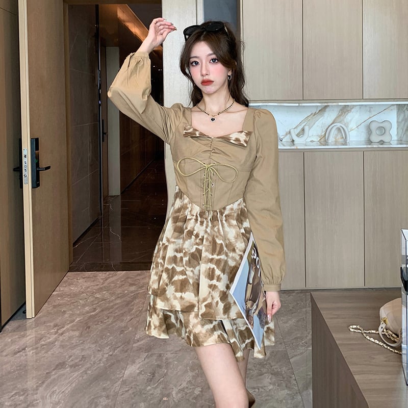 【dress】美感いっぱい✿ ✿ファッションデートワンピース　M17227