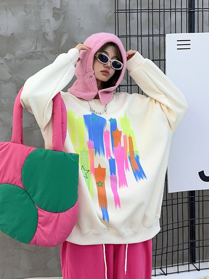 【tops】プリントプルオーバー　M25408