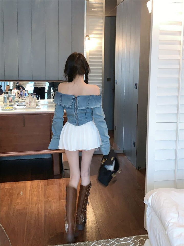 【tops】前後2wayデニムトップス　M28885