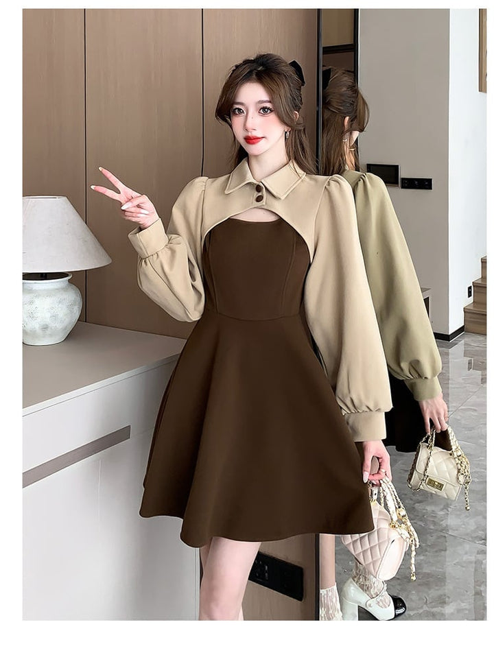 【dress】ドッキングワンピース　M20181