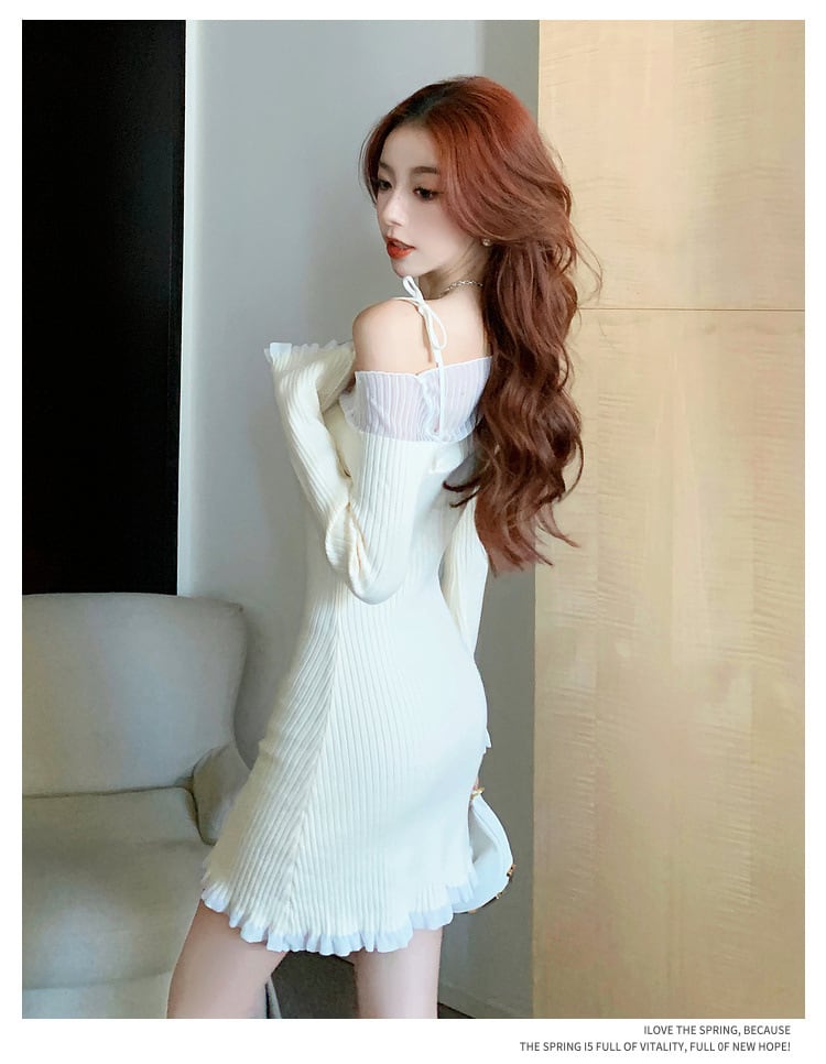 【dress】オフショルダーワンピース　M20182