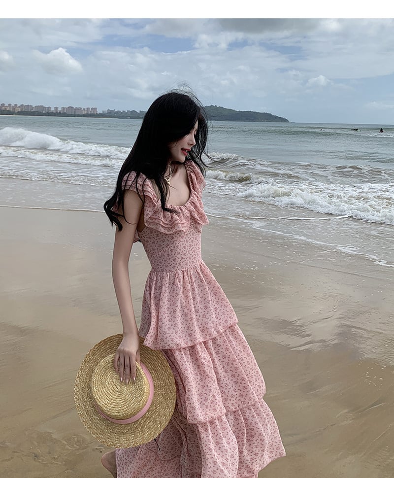 【dress】フリルワンピース　M21769