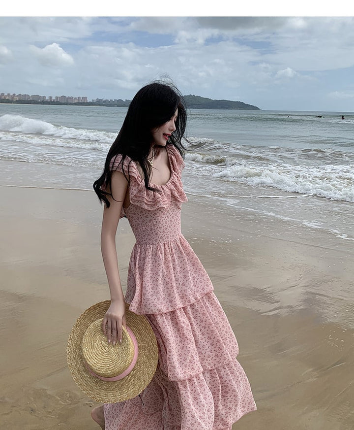 【dress】フリルワンピース　M21769