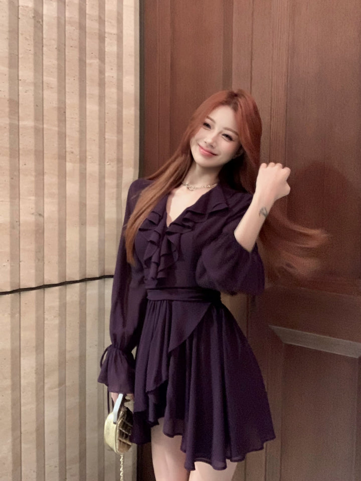【dress】フリル デートワンピース　N2686