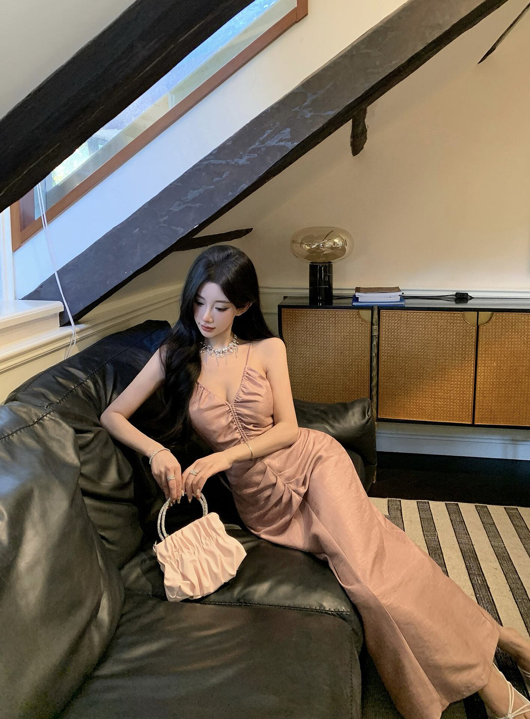 【dress】ホルターネックワンピース　M30004