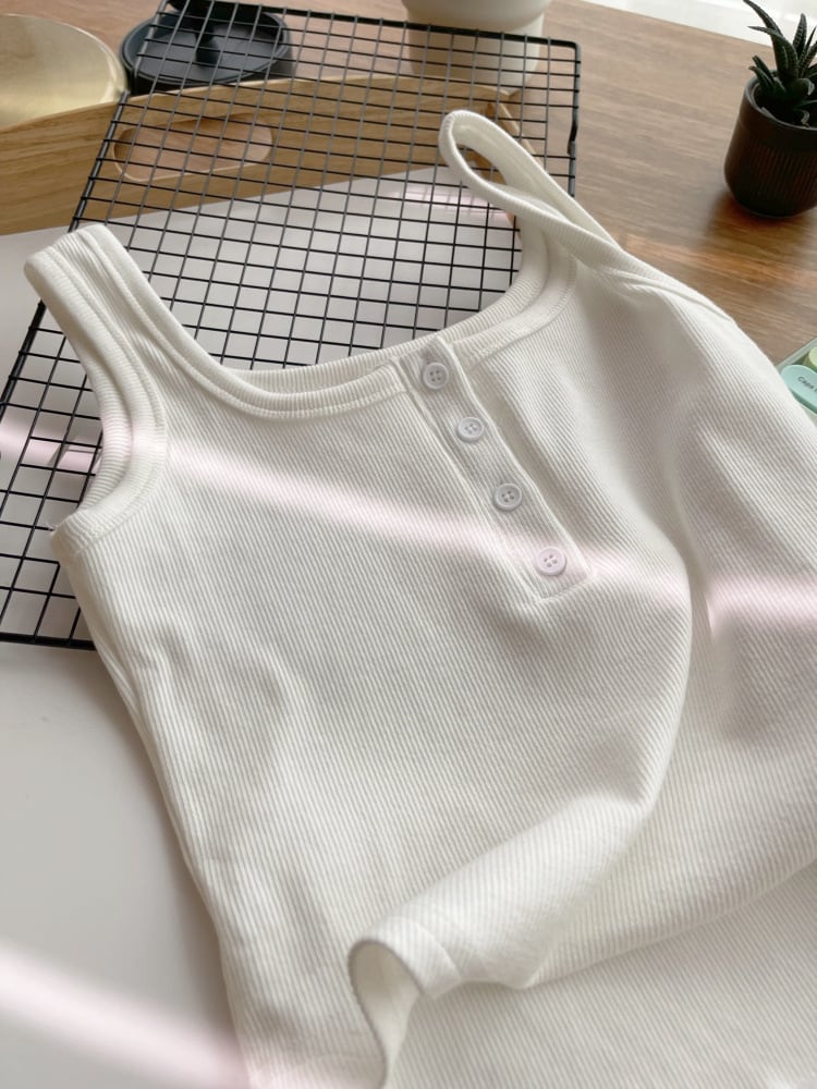 【tops】着回し最強肌触りいい ノースリーブキャミソール　M16961