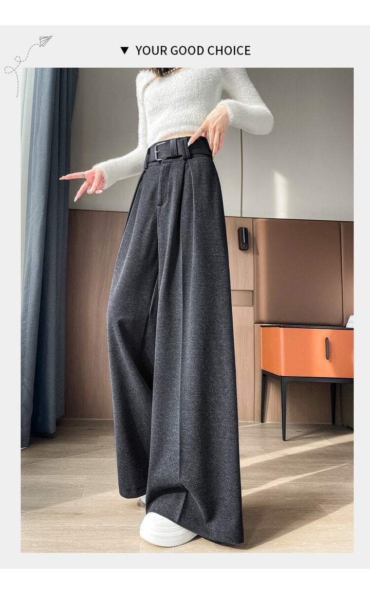 【bottoms】裹起毛ワイドパンツ　M27764