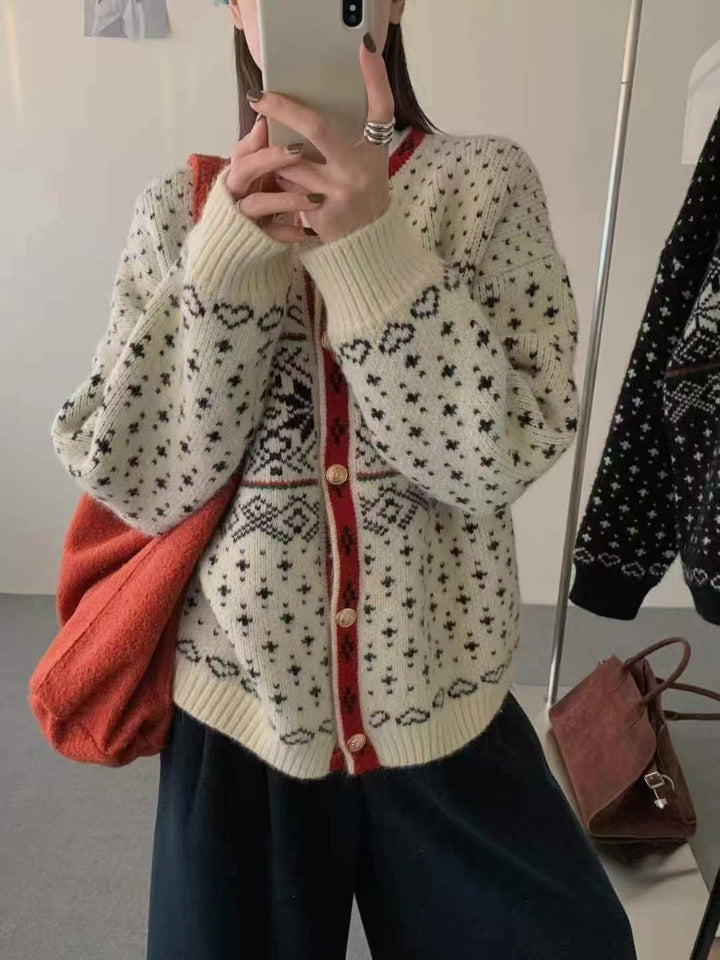 【outer】ニットカーデ　M28942
