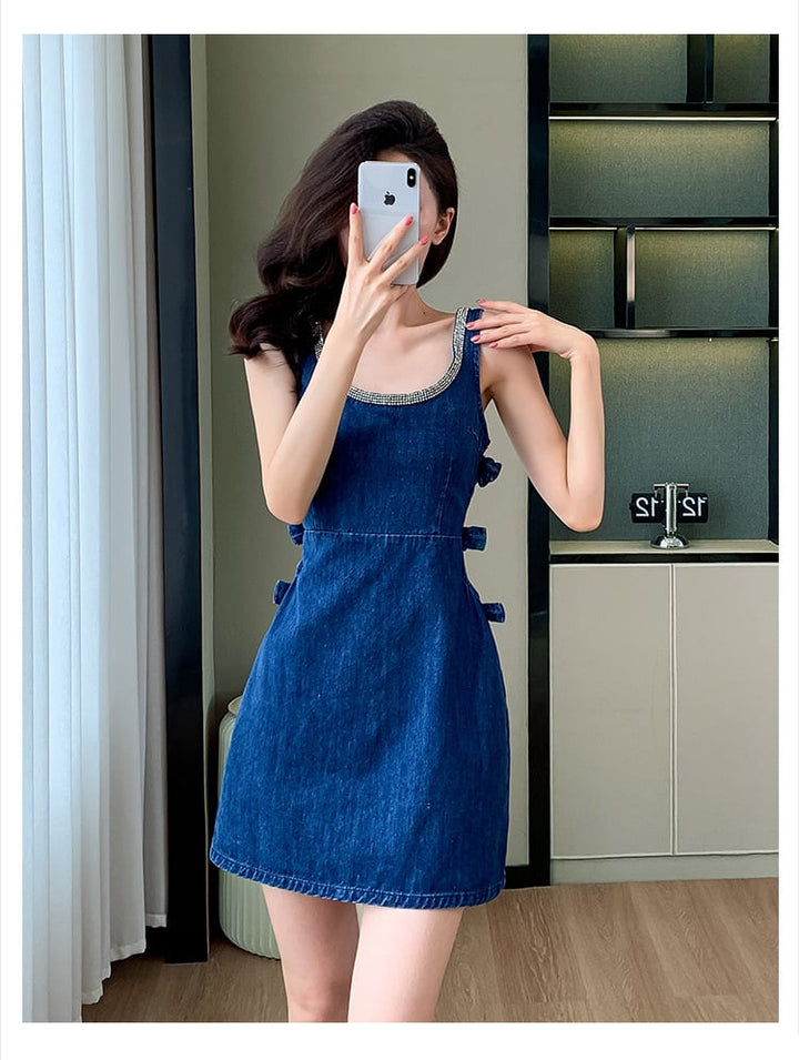 【dress】デニムワンピース　M24568