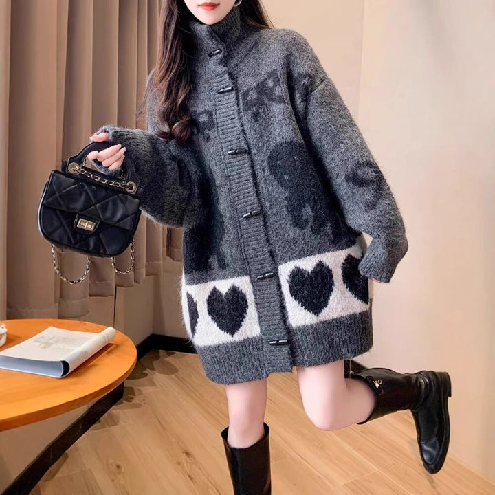 【outer】ニットカーデ　M28167