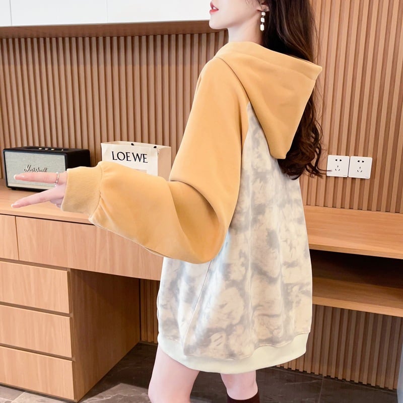【tops】プリントフーディーパーカー　M26562