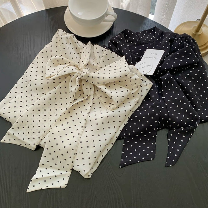 【tops】ドット柄シャツトップス　M29409