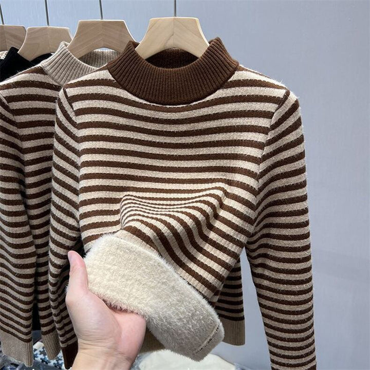 【tops】裹起毛ニットトップス　M27148