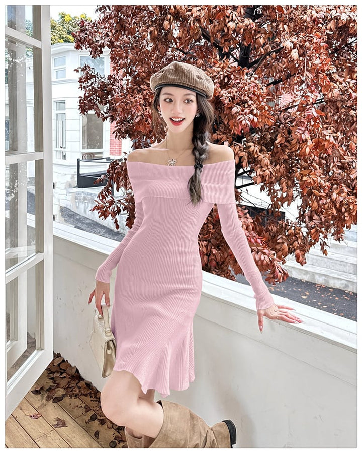 【dress】ニットワンピース　M26035