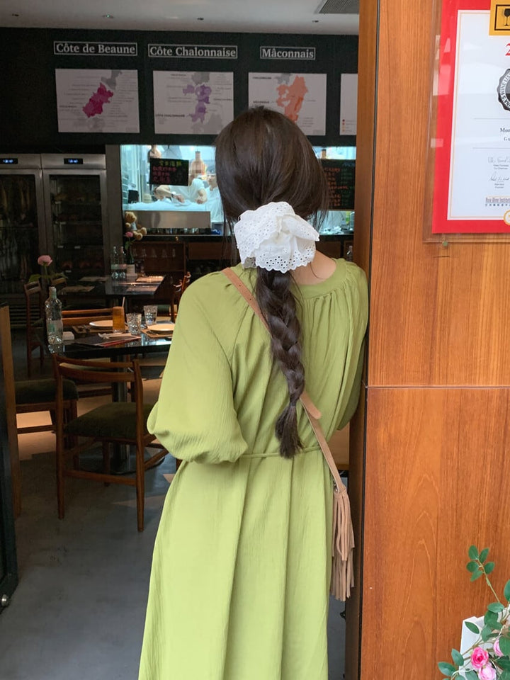 【dress】Vネックワンピース　M25140