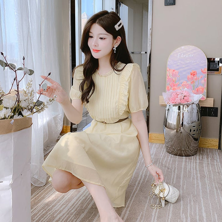 【dress】細身効果抜群♪エレガントデートワンピース　M17294