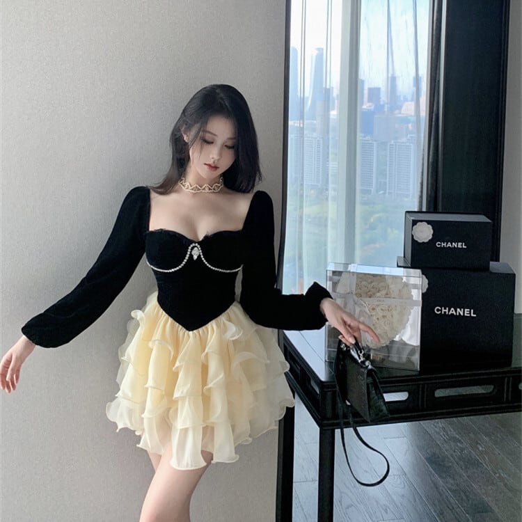 【dress】ドッキングデートワンピース　M26909