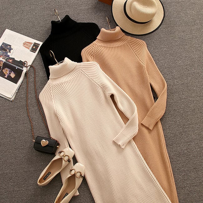 【dress】ハイネックワンピース　M19331