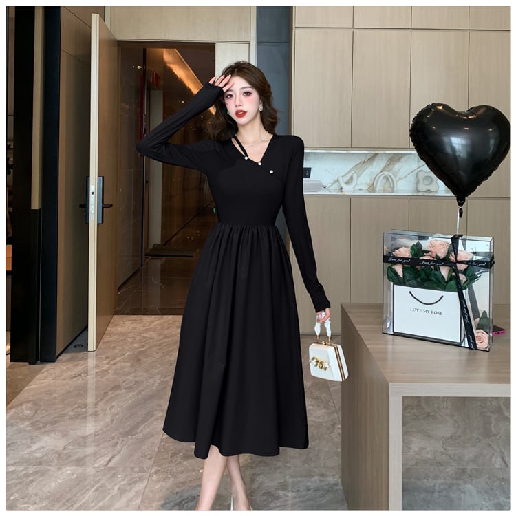 【dress】絶対欲しい ファッションシンプルワンピース　M17322