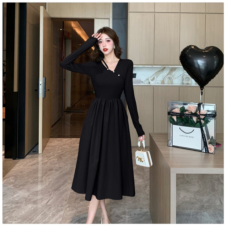 【dress】絶対欲しい ファッションシンプルワンピース　M17322
