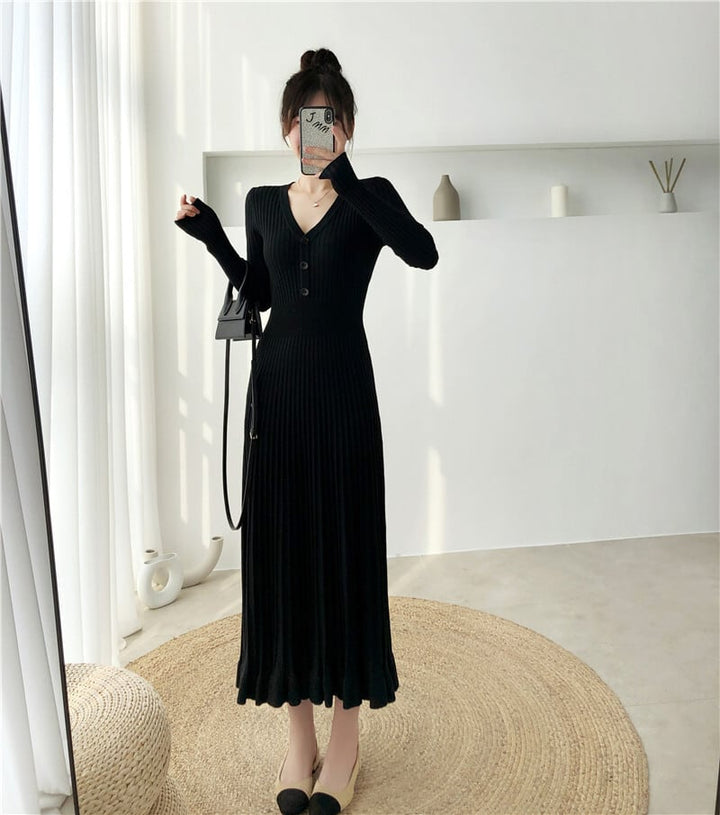 【dress】ニットワンピース　M25489