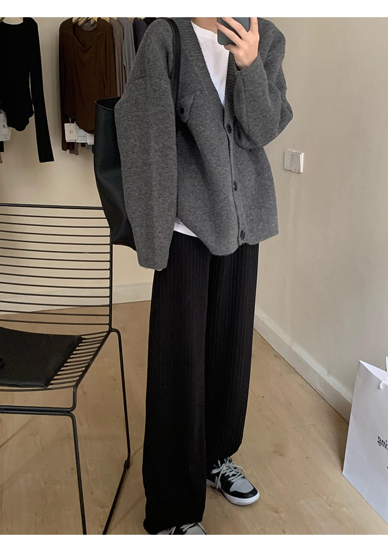 【outer】着回し最強肌触りいい カーディガンゆったり　M17521