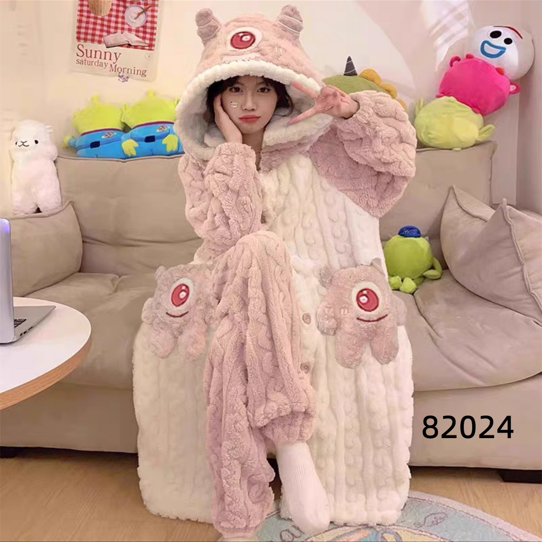 ふわふわルームウェアパジャマセット　N2857