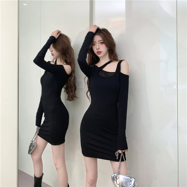 【dress】人気上昇中 chicファッションデートワンピース　M17413