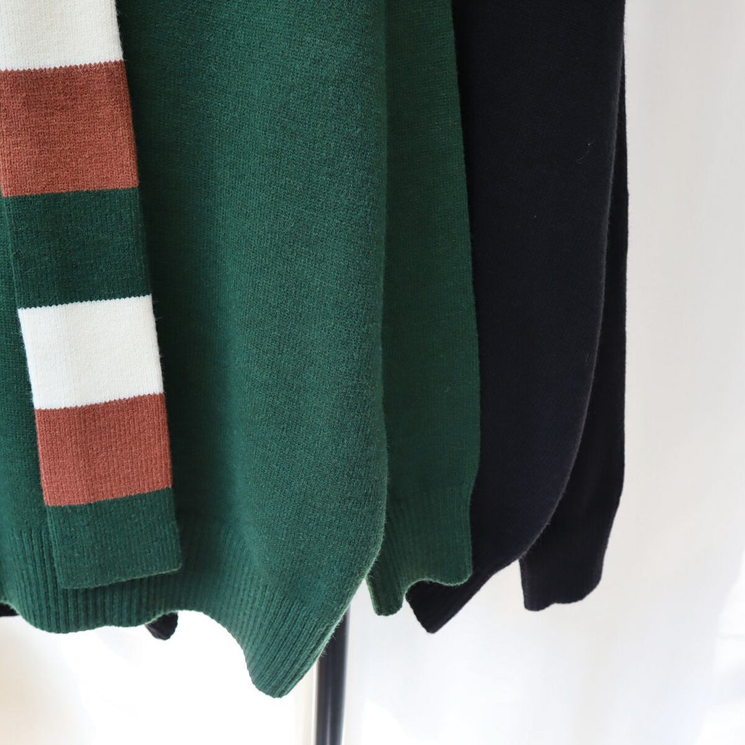 【tops】Vネックニットセーター　M18784