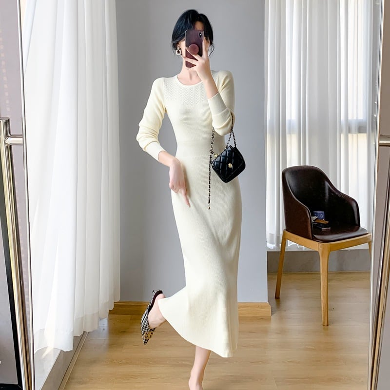 【dress】ニットワンピース　M26187