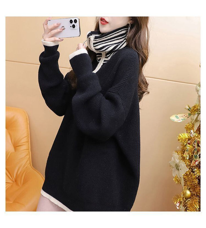 【tops】ハイネックニットセーター　M29160