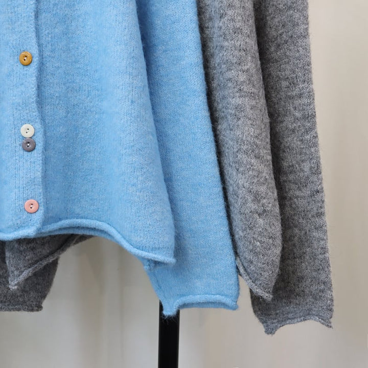 【outer】クルーネックニットカーデ　M25570