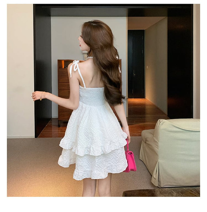 【dress】柔らかくて優しい印象キャミワンピース着瘦せ　M17235