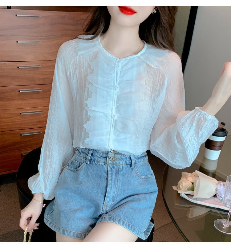 【tops】人気アイテム ! エレガントシャツトップスオシャレ　M17249