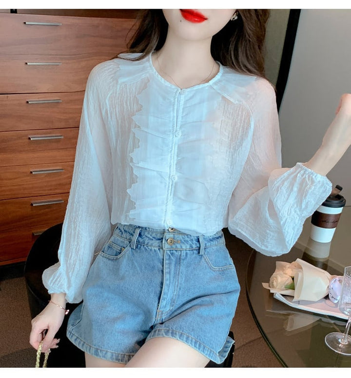 【tops】人気アイテム ! エレガントシャツトップスオシャレ　M17249