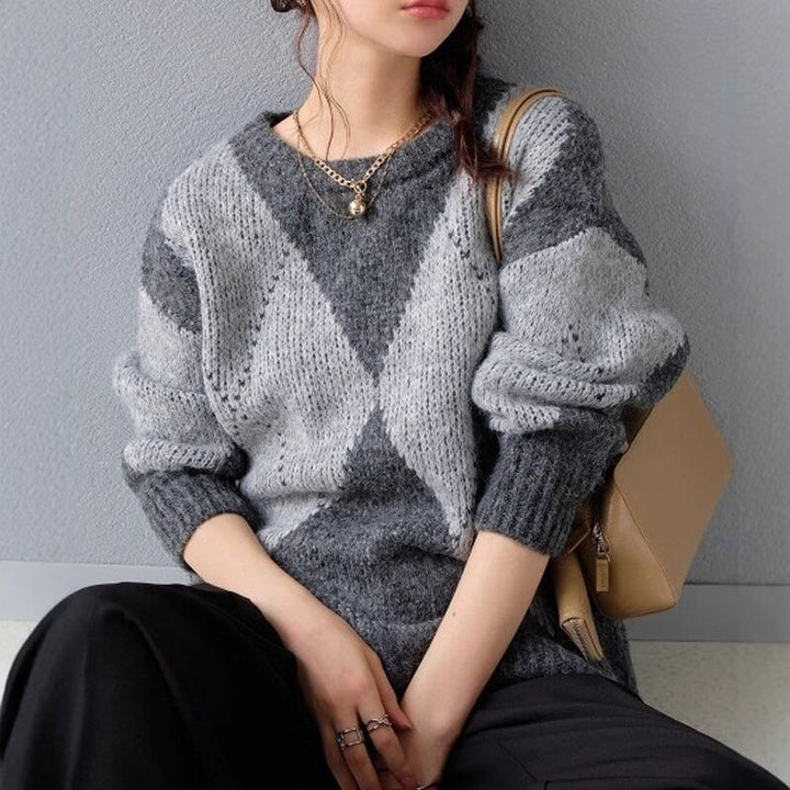 【tops】ニットトップス Q7079