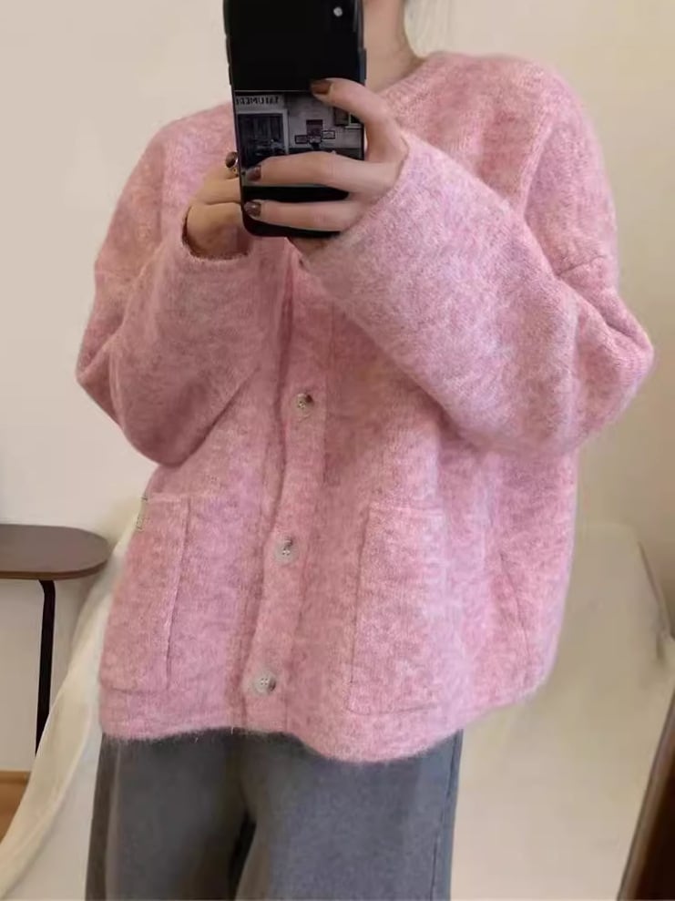 【outer】ニットカーデ　M26777