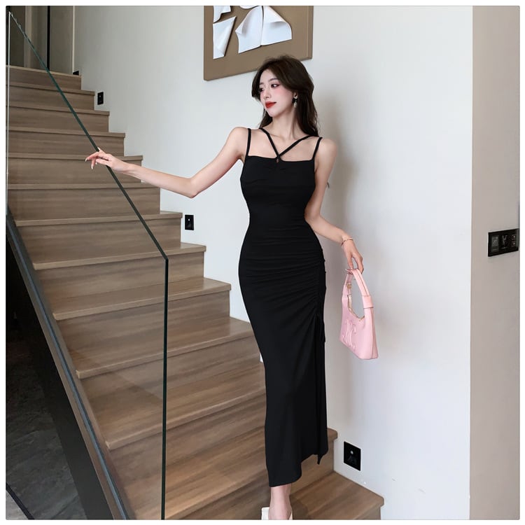 【dress】レディースファッションセクシーキャミワンピース　M16908