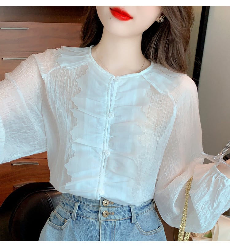 【tops】人気アイテム ! エレガントシャツトップスオシャレ　M17249