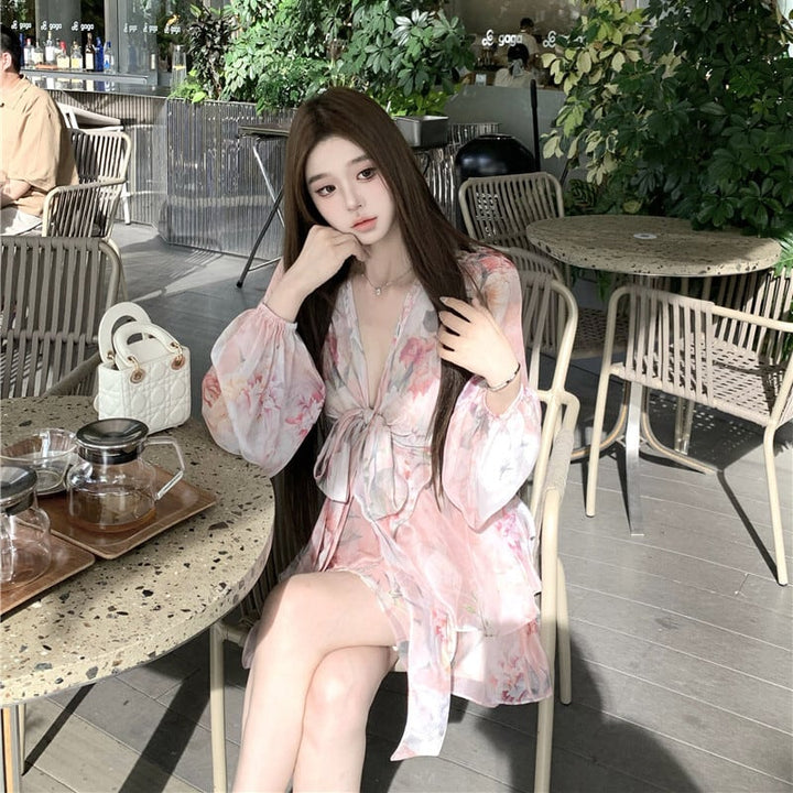 【dress】プリントワンピース　M24841