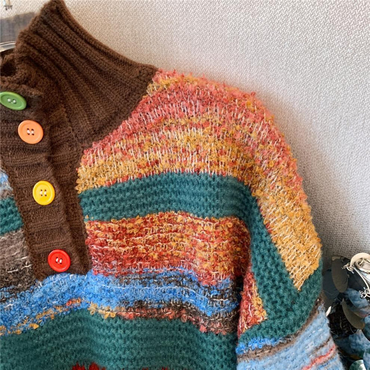 【tops】ハイネックニットセーター　M28230