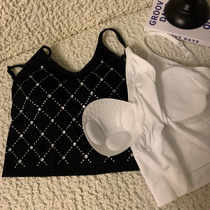 【tops】ビジューキャミソール　M24688