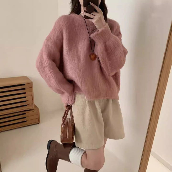 【tops】クルーネックニットセーター　M26128